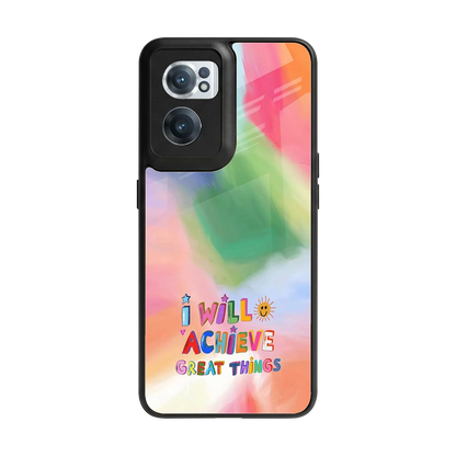 Goal Setter back phone cover | glass case for oneplus nord ce 2