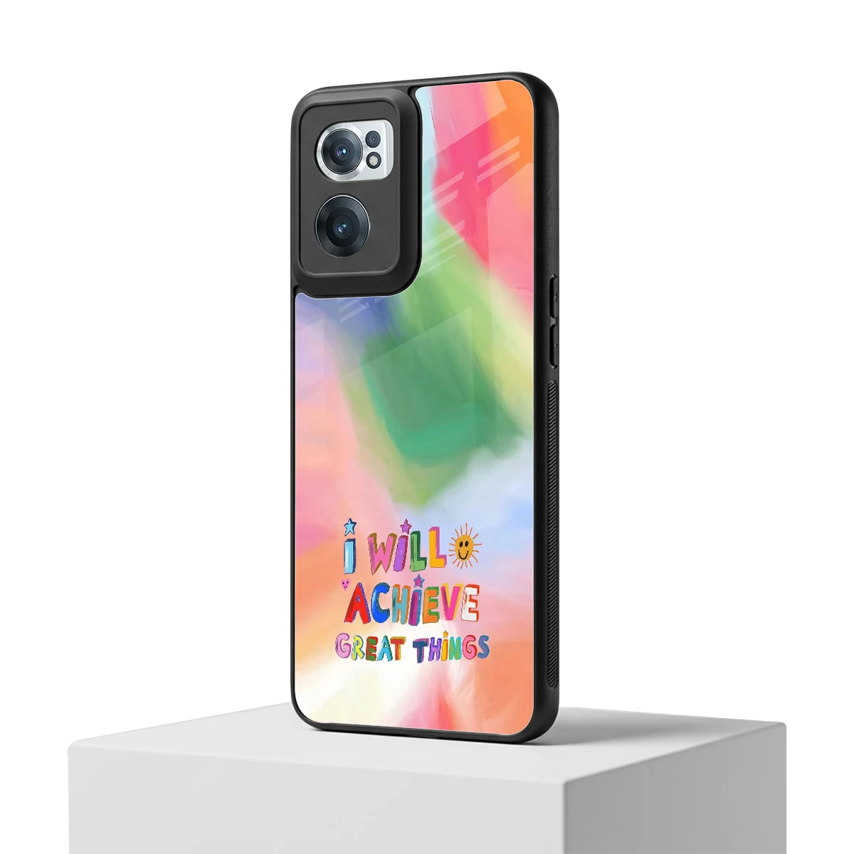 Goal Setter oneplus nord ce 2 mobile cover | shockproof glass phone case