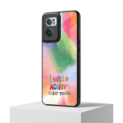Goal Setter oneplus nord ce 2 mobile cover | shockproof glass phone case