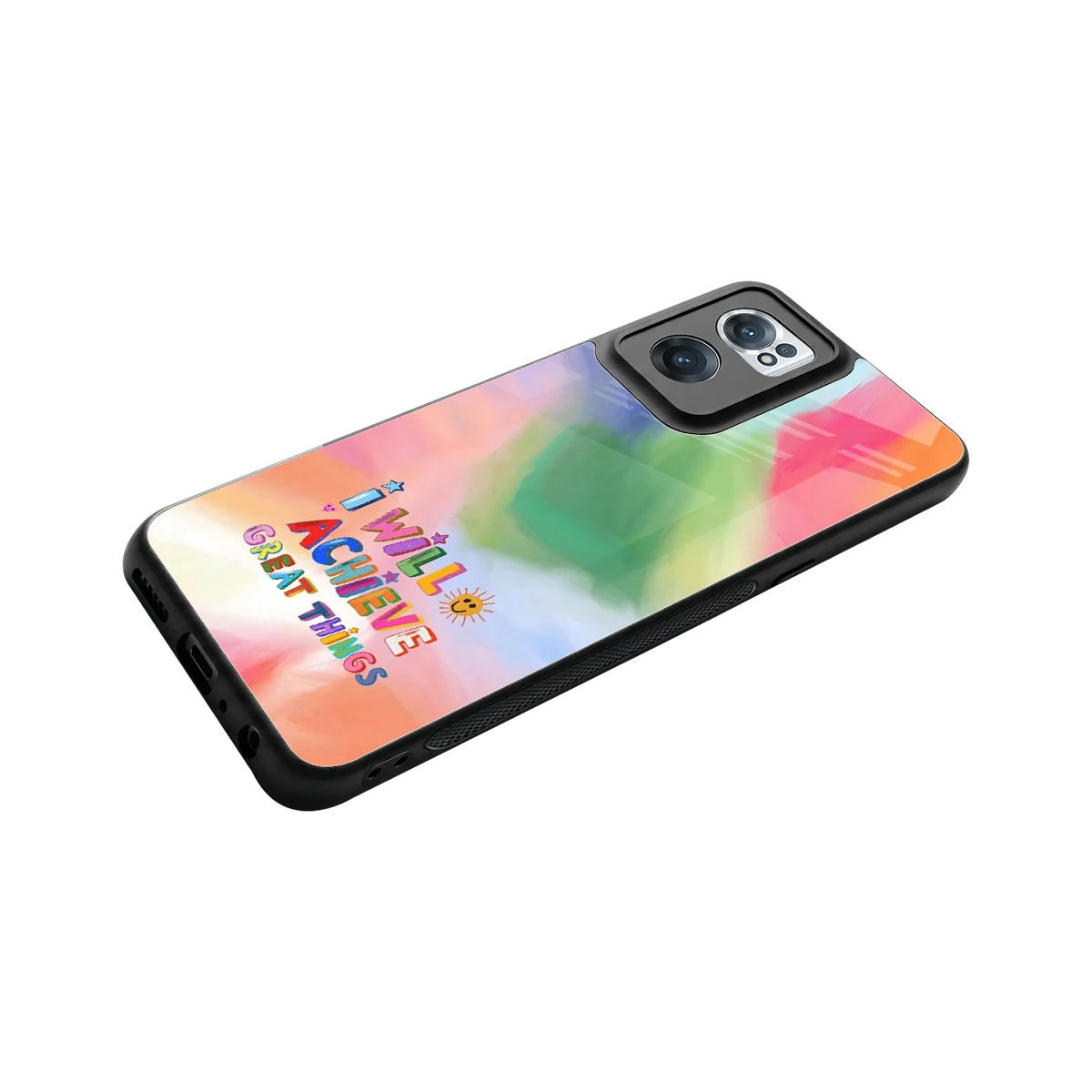 Goal Setter stylish phone case for oneplus nord ce 2 | glossy glass and slim fit