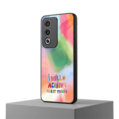 Goal Setter oppo a3 pro mobile cover | shockproof glass phone case