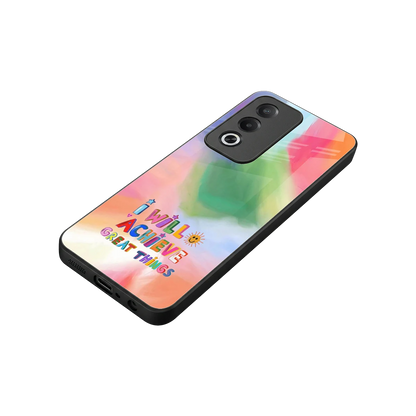 Goal Setter stylish phone case for oppo a3 pro | glossy glass and slim fit