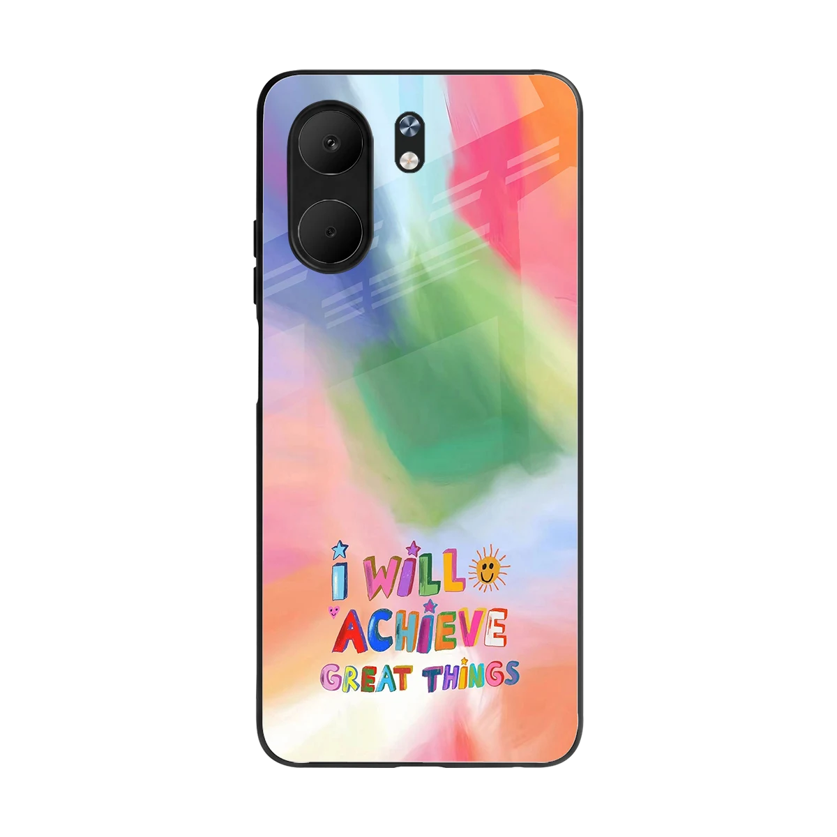 Goal Setter back phone cover | glass case for oppo a5x 5g