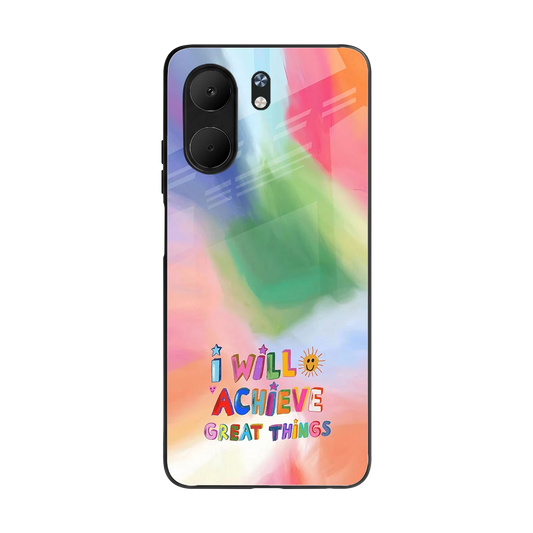 Goal Setter back phone cover | glass case for oppo a5x 5g