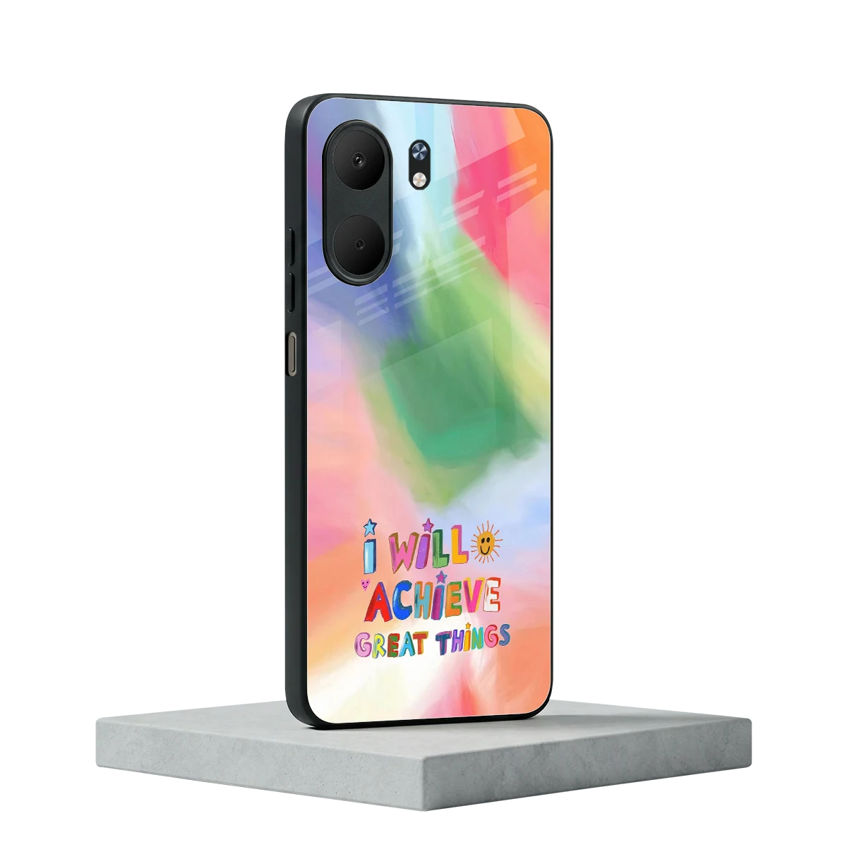 Goal Setter oppo a5x 5g mobile cover | shockproof glass phone case