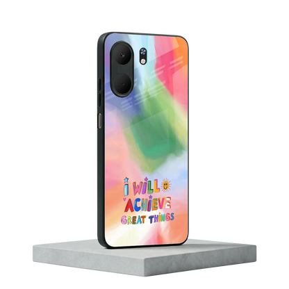 Goal Setter oppo a5x 5g mobile cover | shockproof glass phone case