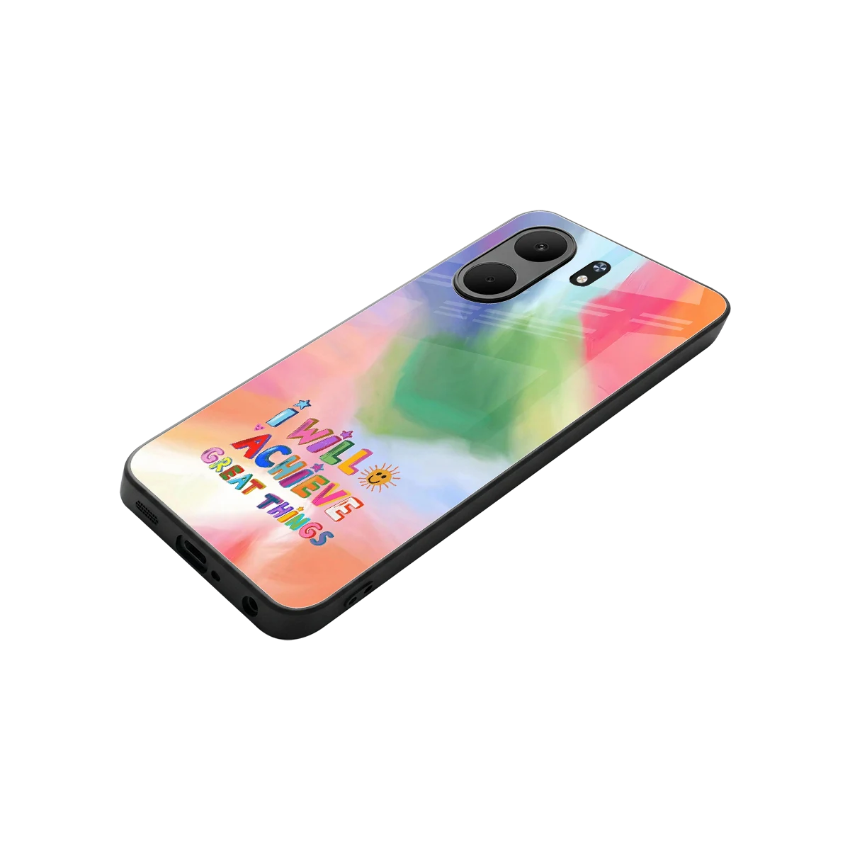 Goal Setter stylish phone case for oppo a5x 5g | glossy glass and slim fit