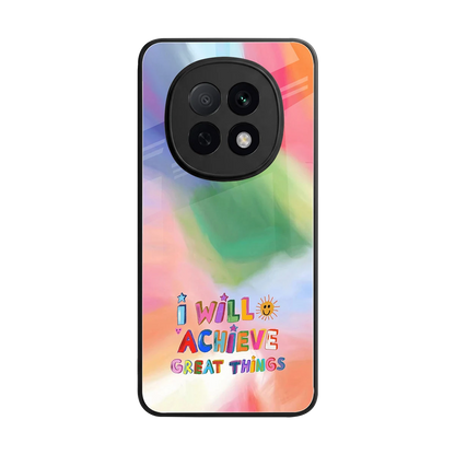 Goal Setter back phone cover | glass case for oppo f29 pro 5g