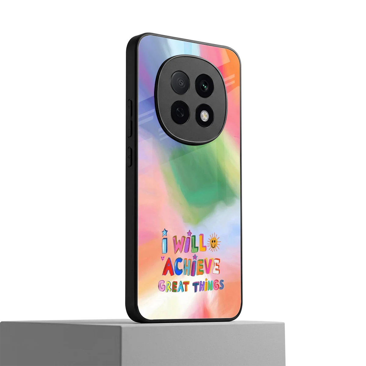 Goal Setter oppo f29 pro 5g mobile cover | shockproof glass phone case