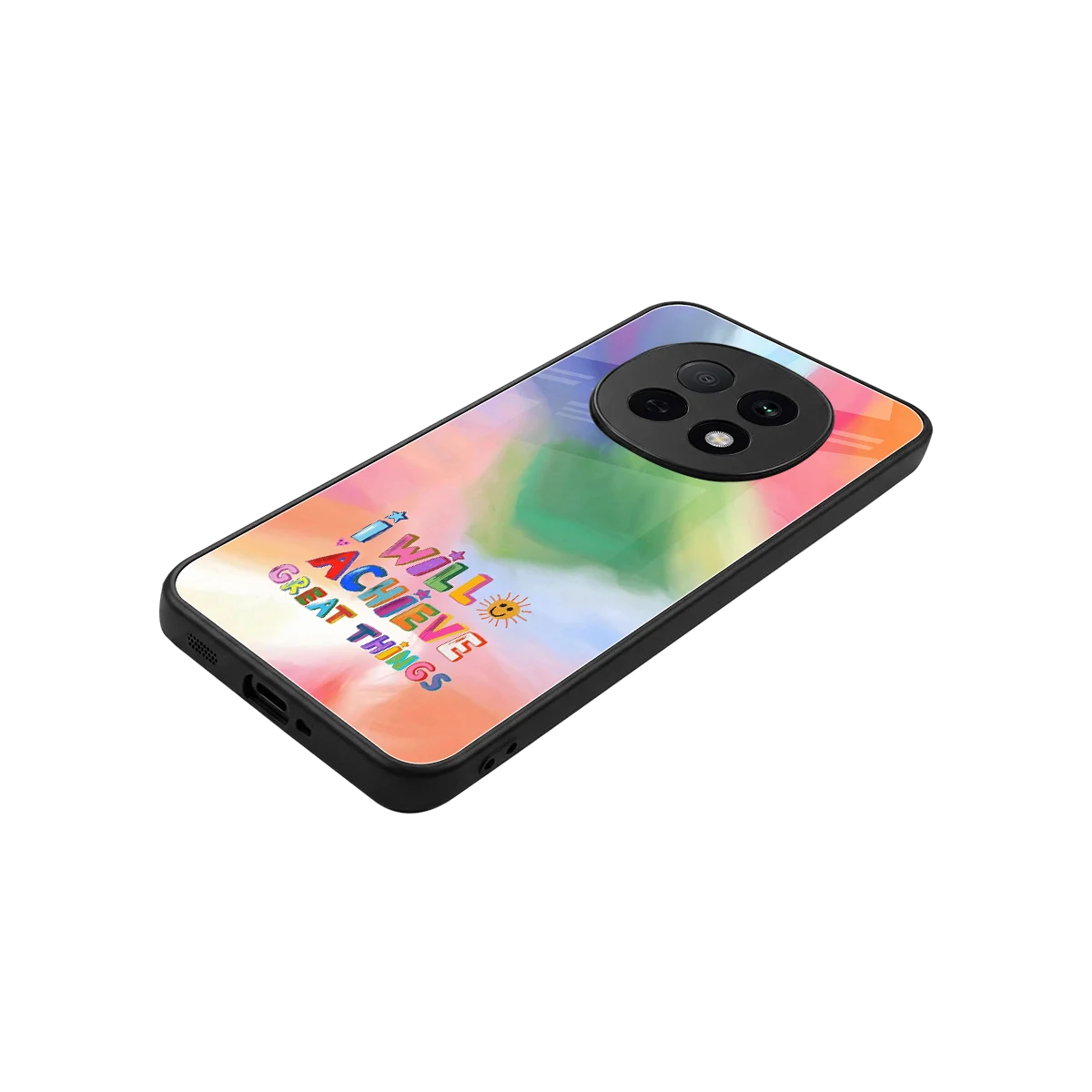 Goal Setter stylish phone case for oppo f29 pro 5g | glossy glass and slim fit