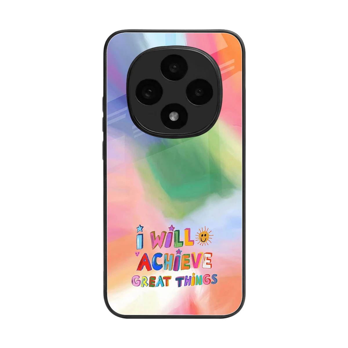 Goal Setter back phone cover | glass case for oppo f31 pro 5g