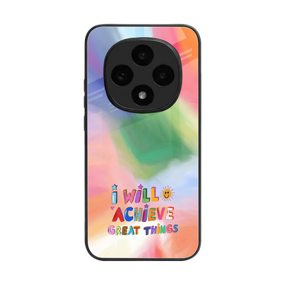 Goal Setter back phone cover | glass case for oppo f31 pro 5g