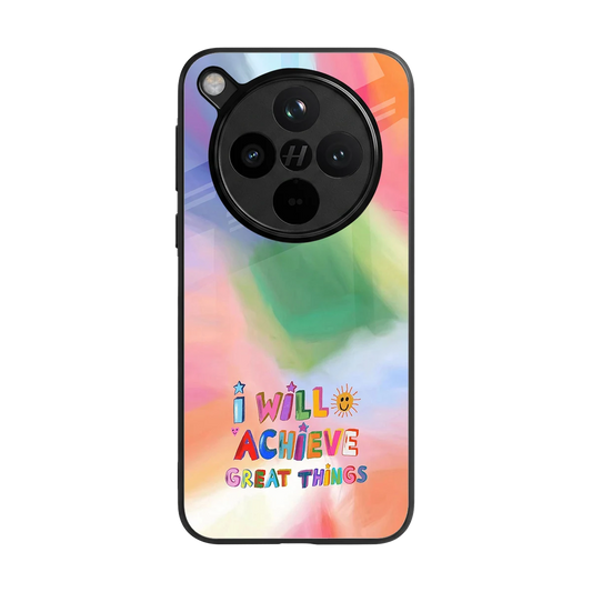Goal Setter back phone cover | glass case for oppo find x8