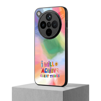 Goal Setter oppo find x8 mobile cover | shockproof glass phone case
