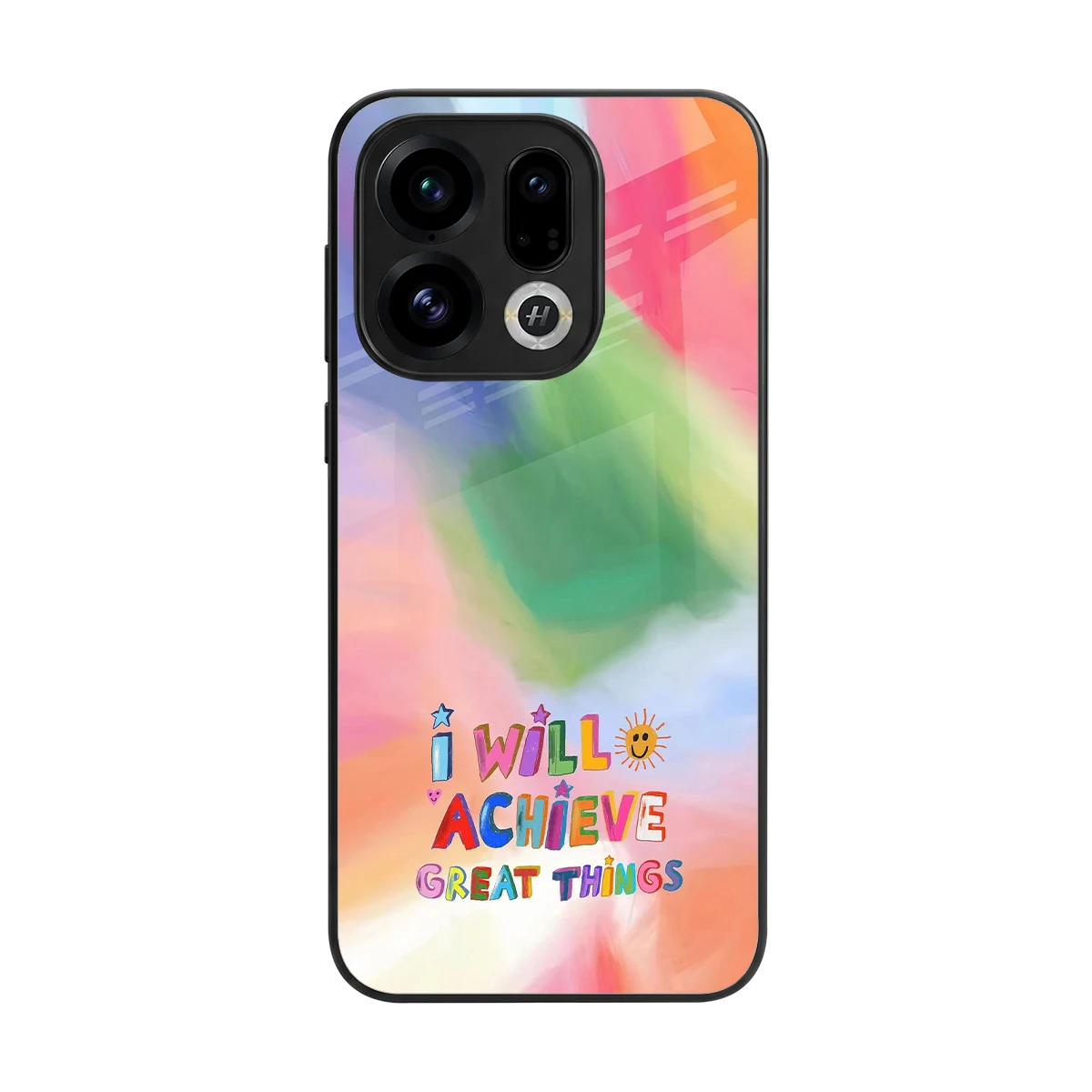 Goal Setter back phone cover | glass case for oppo find x9