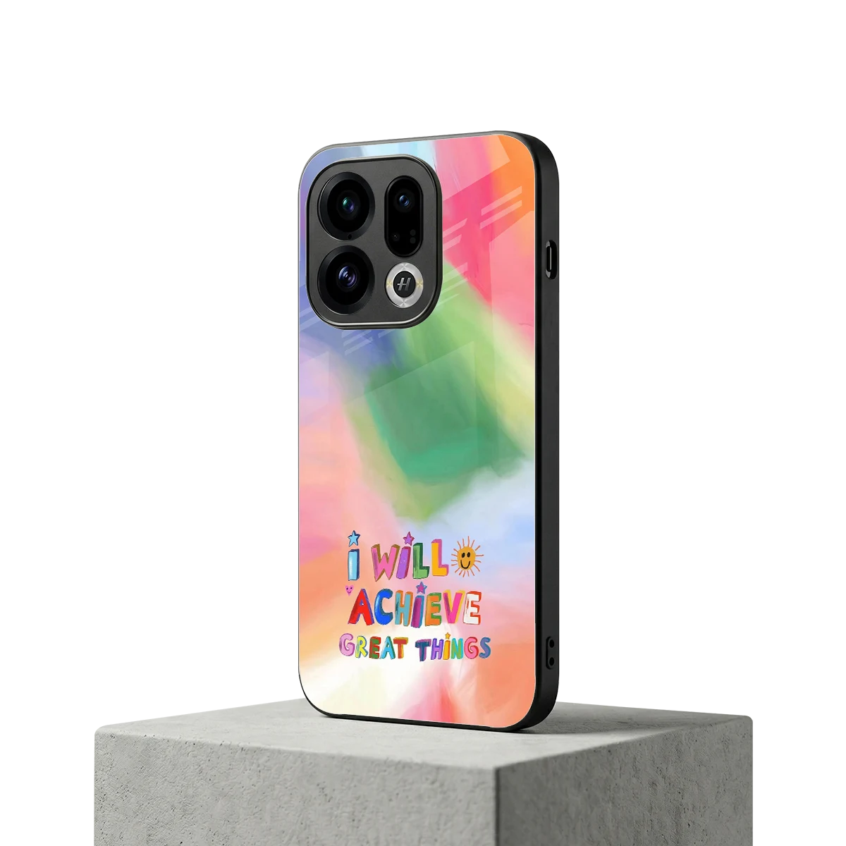 Goal Setter oppo find x9 mobile cover | shockproof glass phone case