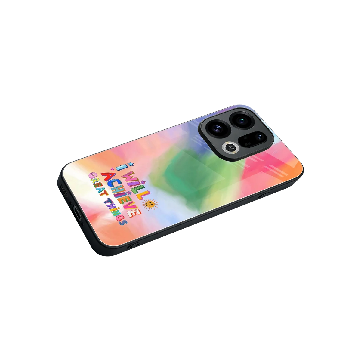 Goal Setter stylish phone case for oppo find x9 | glossy glass and slim fit