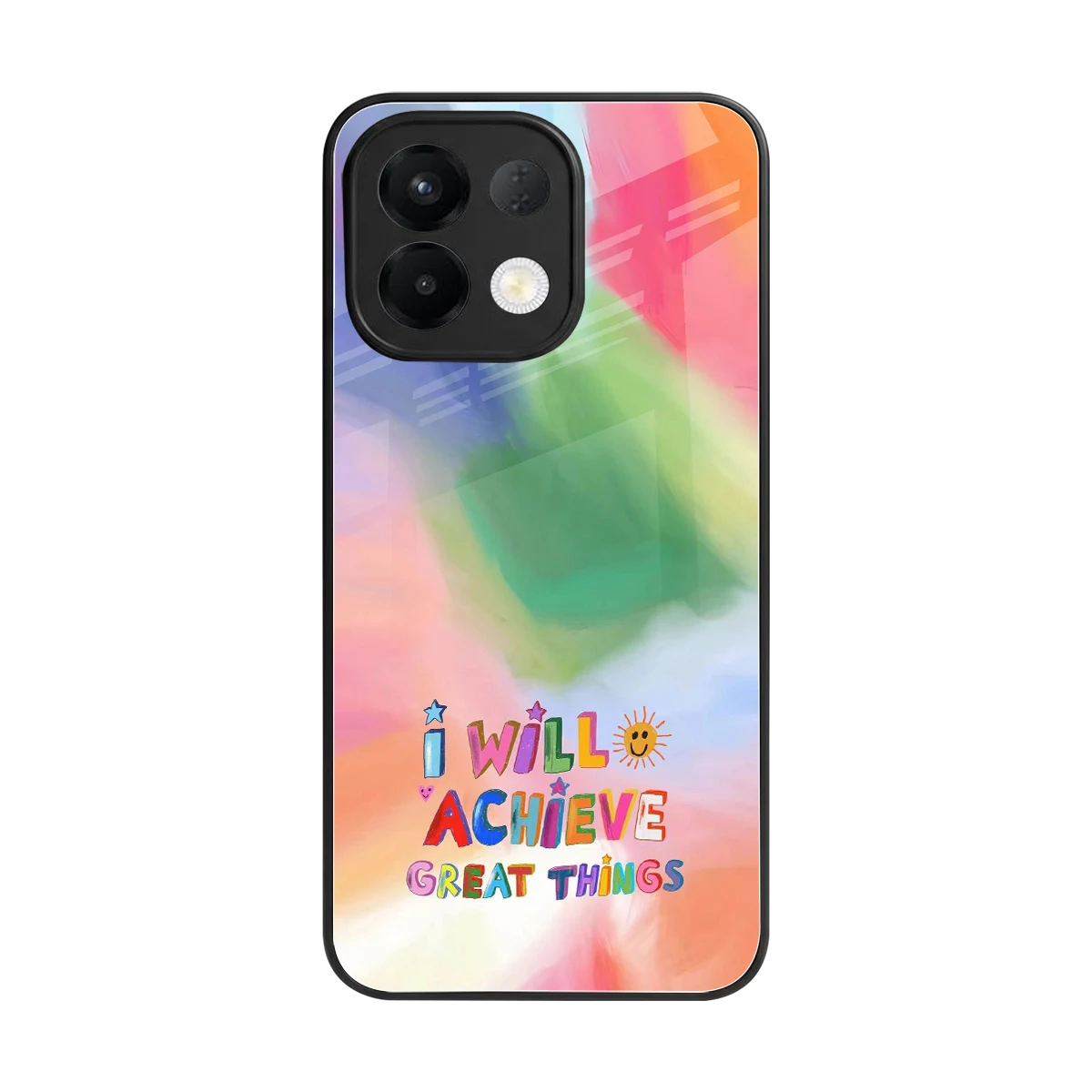 Goal Setter back phone cover | glass case for oppo k13 5g