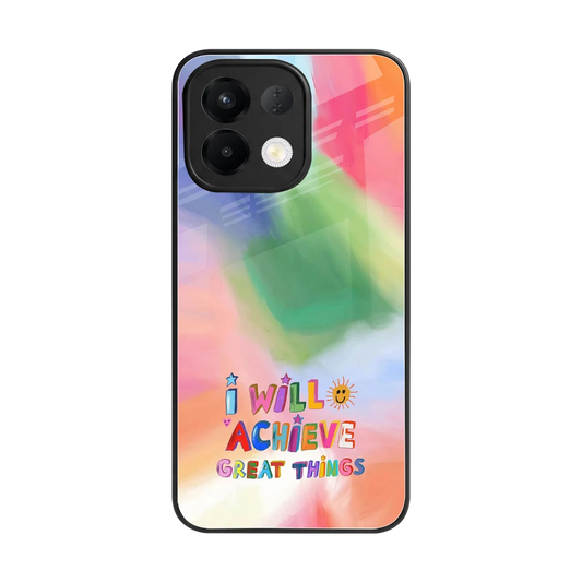 Goal Setter back phone cover | glass case for oppo k13 5g