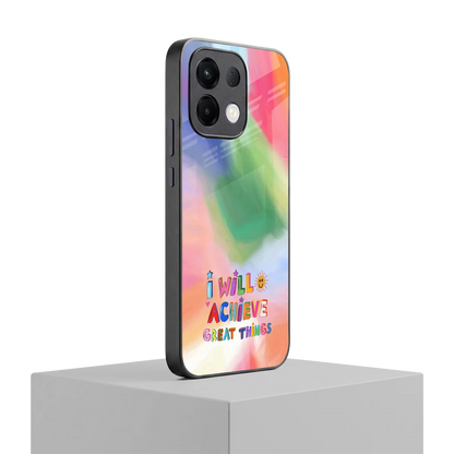 Goal Setter oppo k13 5g mobile cover | shockproof glass phone case