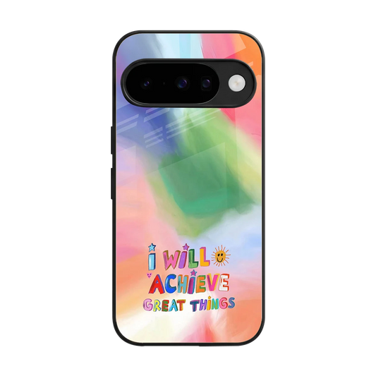 Goal Setter back phone cover | glass case for google pixel 10