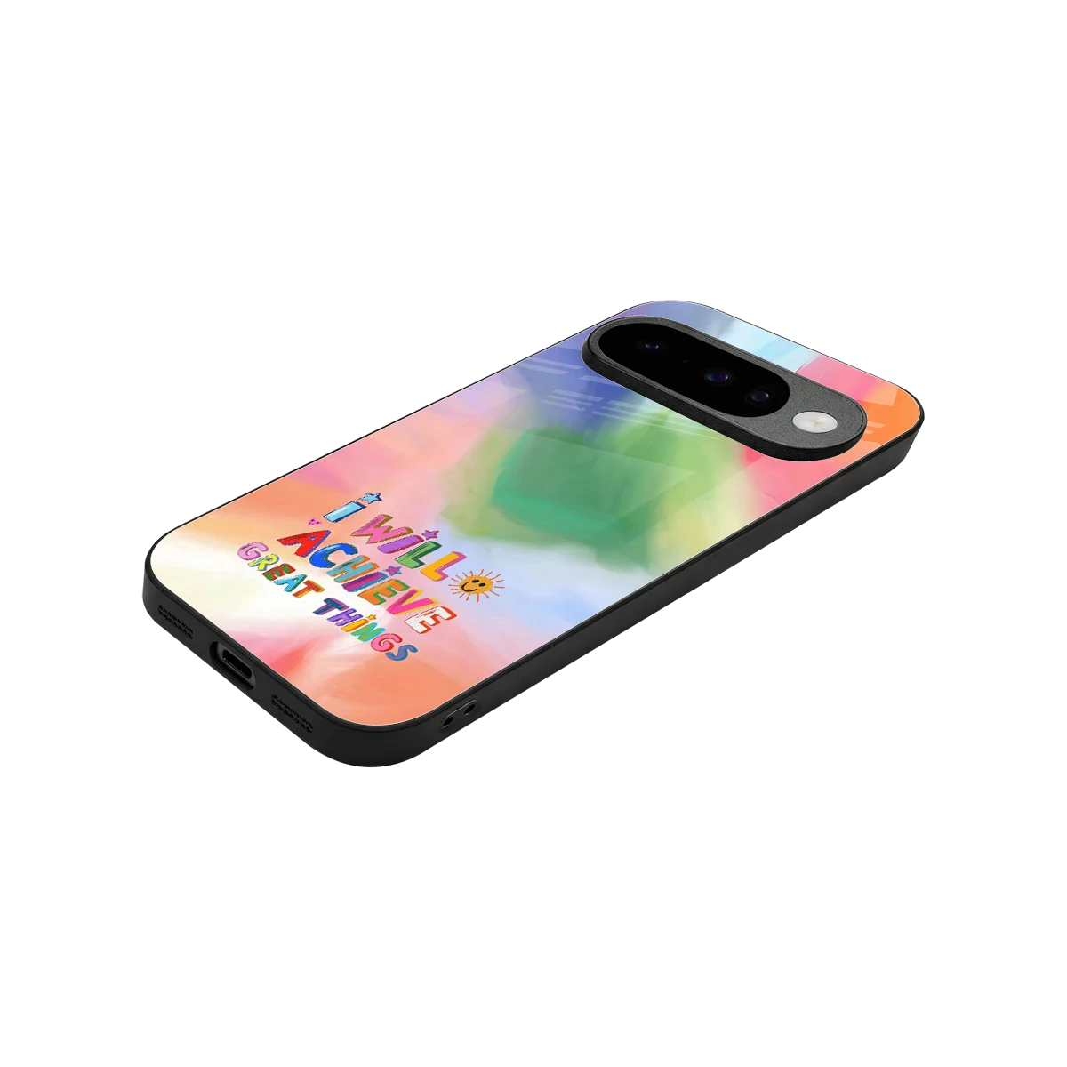Goal Setter stylish phone case for google pixel 10 | glossy glass and slim fit