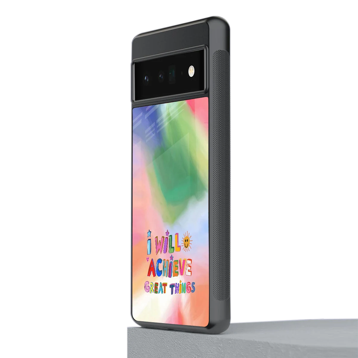 Goal Setter stylish phone case for google pixel 6 pro | glossy glass and slim fit