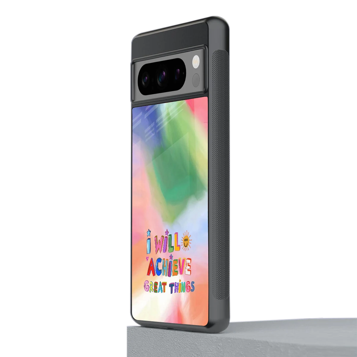 Goal Setter stylish phone case for google pixel 8 pro | glossy glass and slim fit