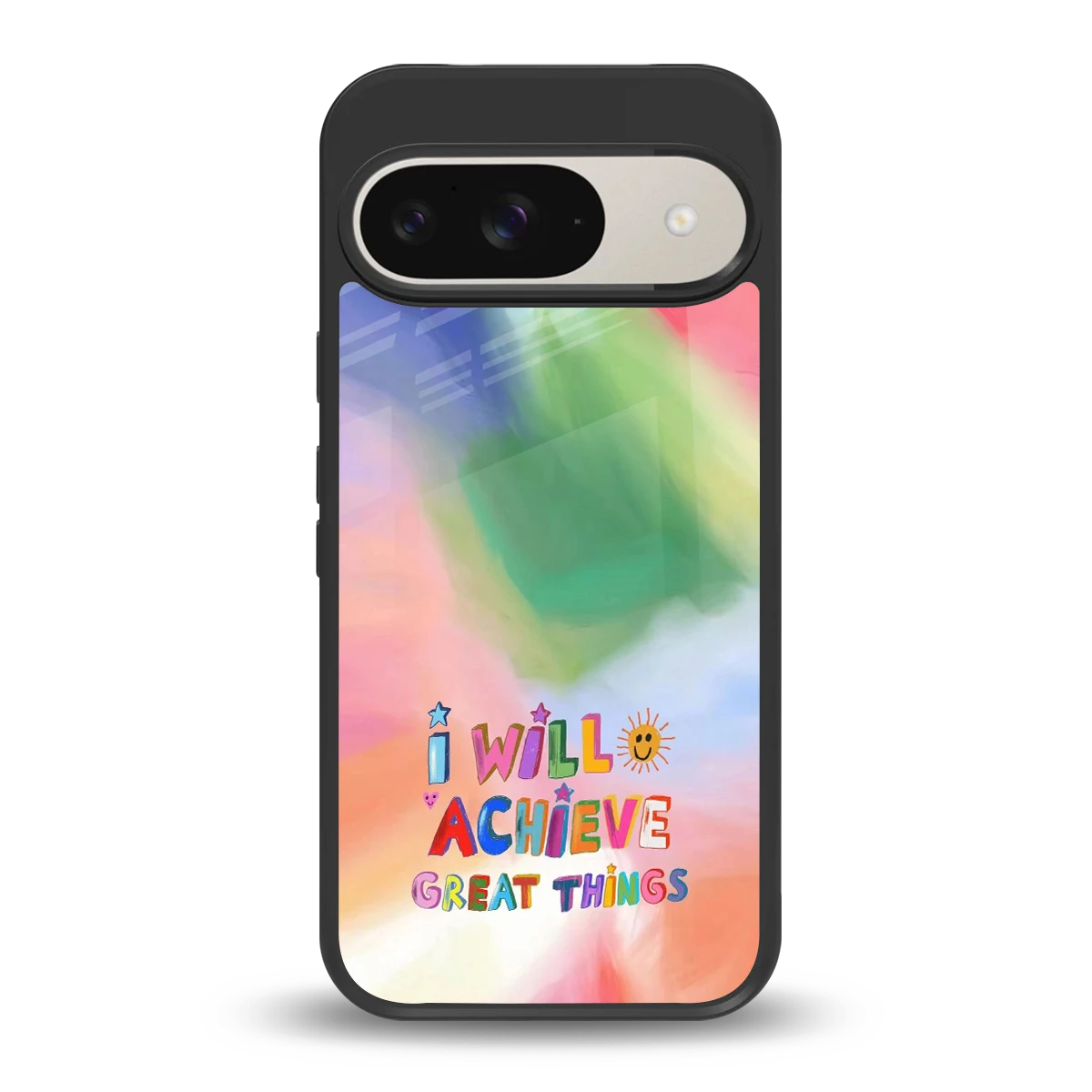 Goal Setter back phone cover | glass case for google pixel 9