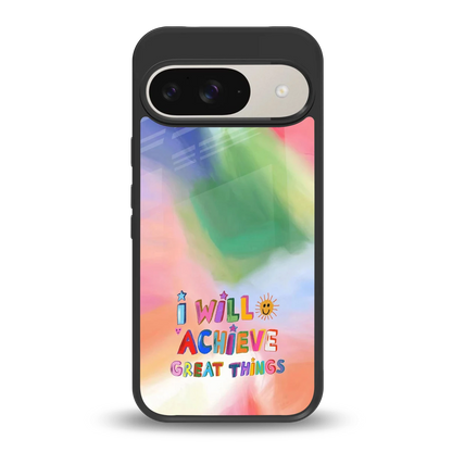 Goal Setter back phone cover | glass case for google pixel 9