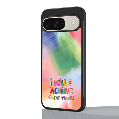 Goal Setter google pixel 9 mobile cover | shockproof glass phone case