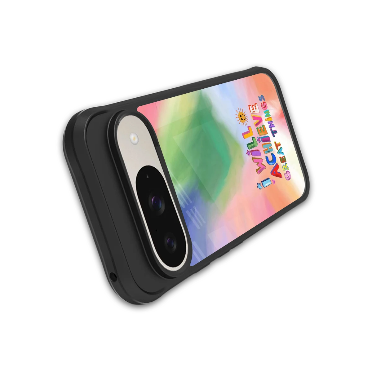 Goal Setter stylish phone case for google pixel 9 | glossy glass and slim fit