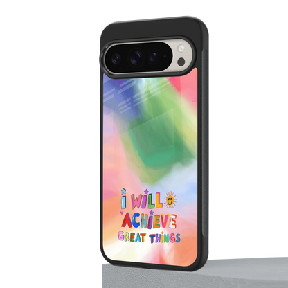 Goal Setter google pixel 9 pro mobile cover | shockproof glass phone case