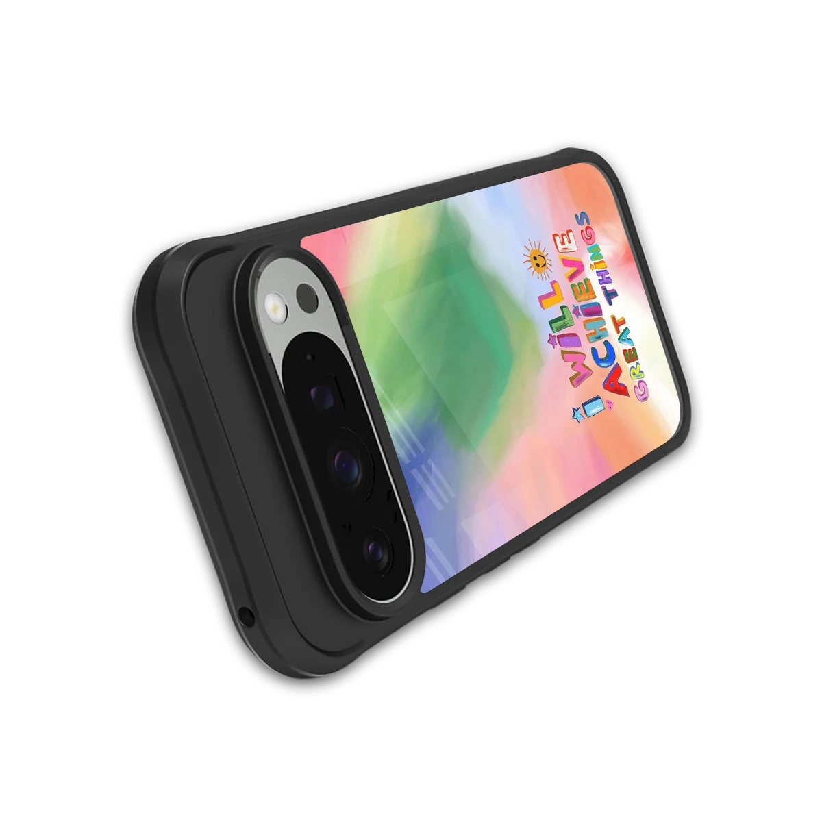 Goal Setter stylish phone case for google pixel 9 pro | glossy glass and slim fit