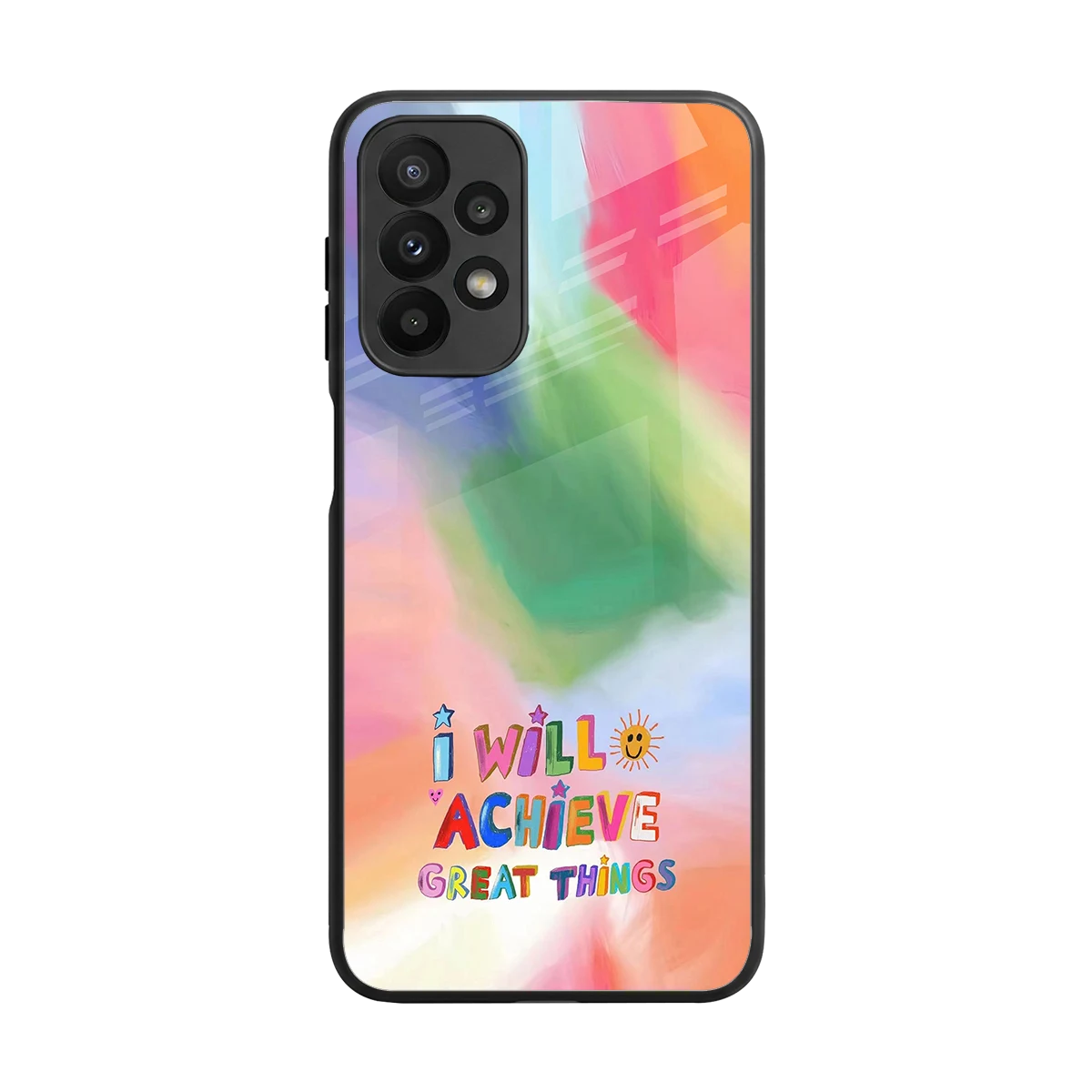 Goal Setter back phone cover | glass case for samsung galaxy a23