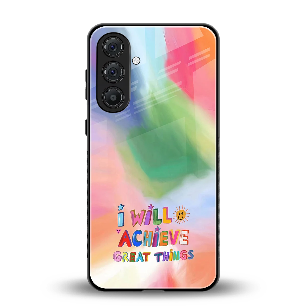 Goal Setter back phone cover | glass case for samsung galaxy m35 5g