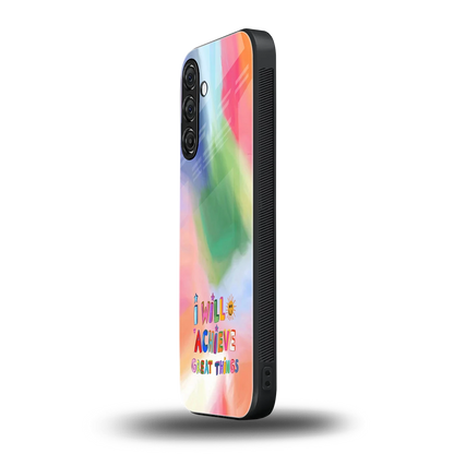 Goal Setter samsung galaxy m35 5g mobile cover | shockproof glass phone case