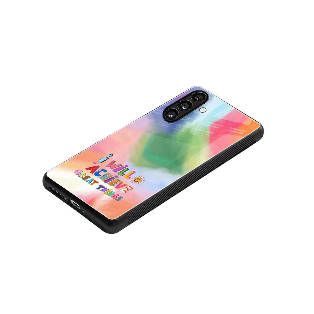 Goal Setter stylish phone case for samsung galaxy m35 5g | glossy glass and slim fit