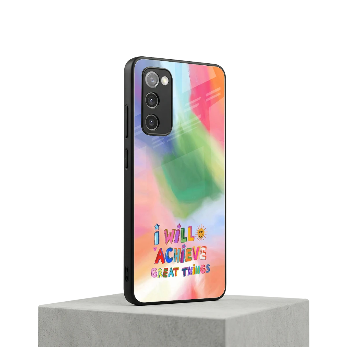 Goal Setter samsung galaxy s20 fe mobile cover | shockproof glass phone case