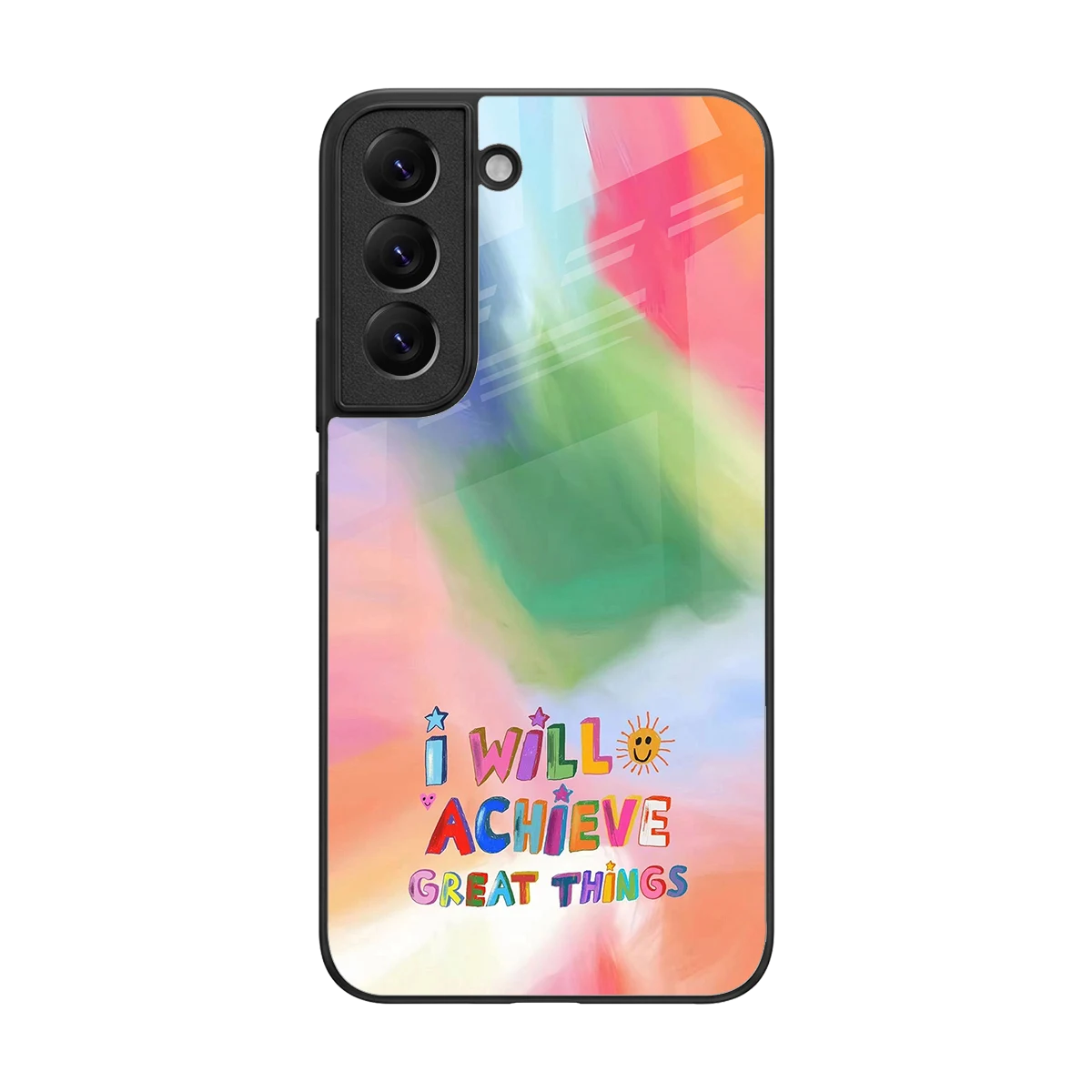 Goal Setter back phone cover | glass case for samsung galaxy s22