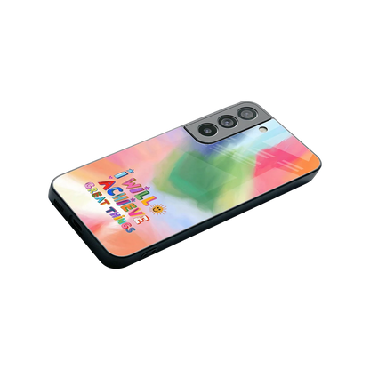 Goal Setter stylish phone case for samsung galaxy s22 | glossy glass and slim fit