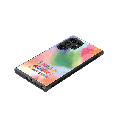 Goal Setter stylish phone case for samsung galaxy s23 ultra | glossy glass and slim fit