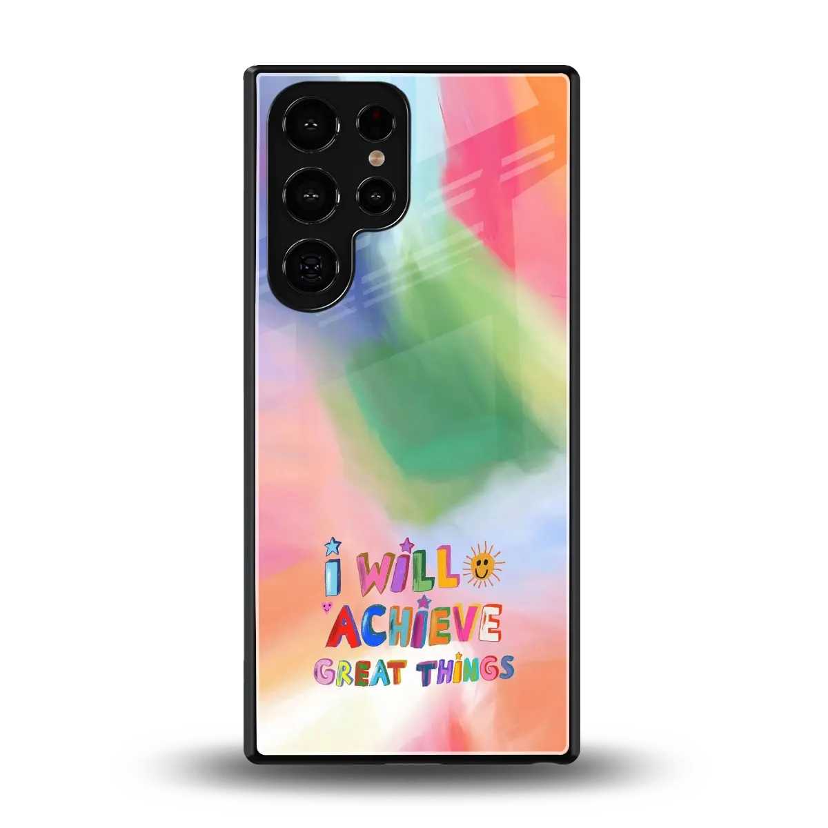 Goal Setter back phone cover | glass case for samsung galaxy s25 ultra