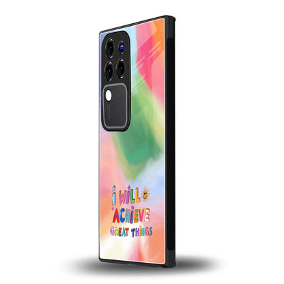Goal Settervivo v30 pro mobile cover | shockproof glass phone case
