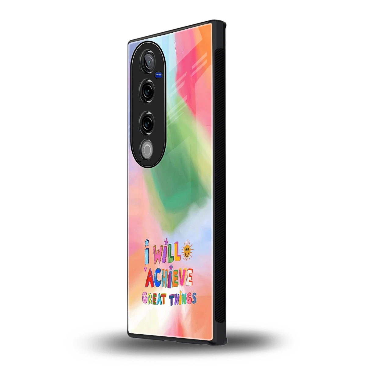 Goal Setter vivo v40 pro mobile cover | shockproof glass phone case