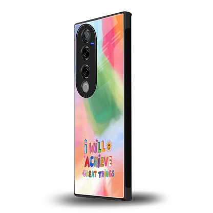 Goal Setter vivo v40 pro mobile cover | shockproof glass phone case