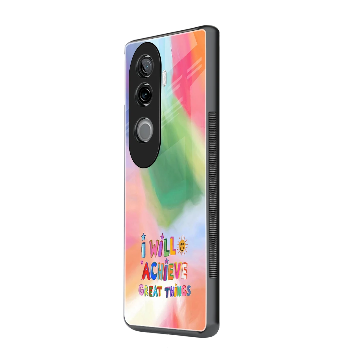 Goal Setter vivo v40e mobile cover | shockproof glass phone case