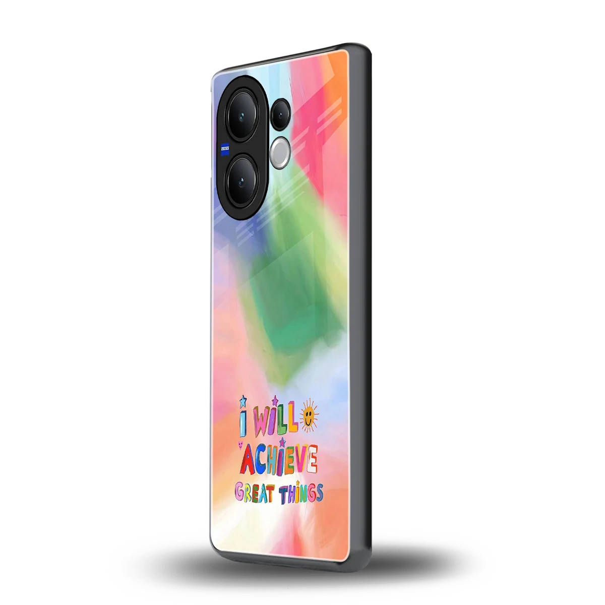 Goal Setter vivo v60 mobile cover | shockproof glass phone case