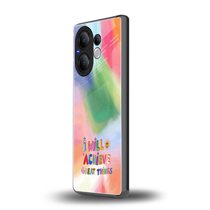 Goal Setter vivo v60 mobile cover | shockproof glass phone case
