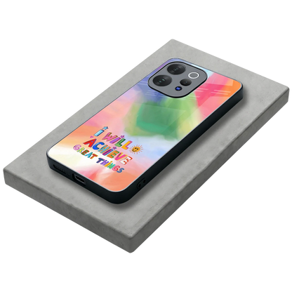 Goal Setter stylish phone case for vivo v70 | glossy glass and slim fit